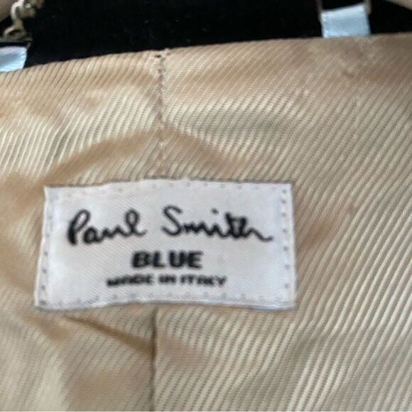 Vintage Paul Smith Black Velvet Double Breasted Blazer - Picture 8 of 12